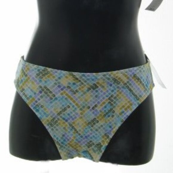 INC Tiled Look Halter Bikini - Sz XS - NEW - Picture 3 of 13
